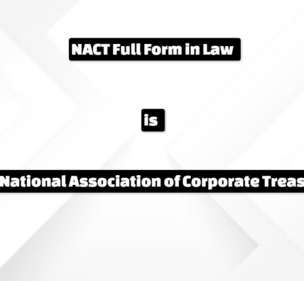 NACT Full Form in Law