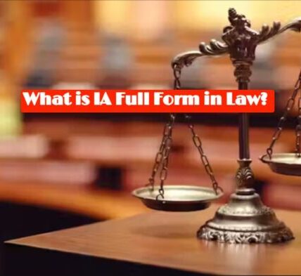 IA Full Form in Law